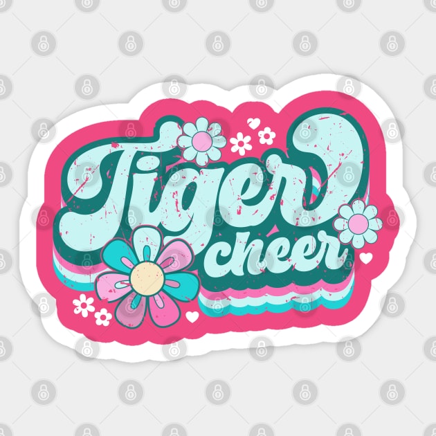 Tiger Cheer - Cheering Sticker by Zedeldesign